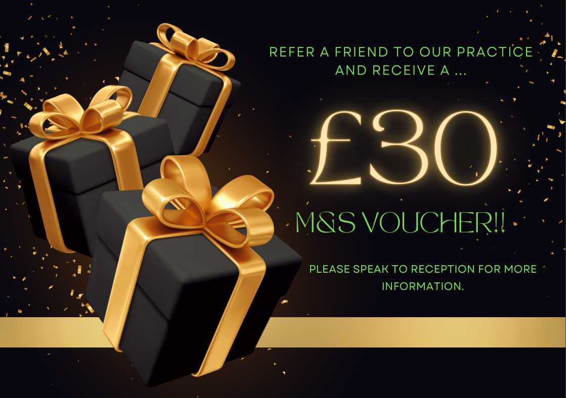 Refer a friend M&S Voucher! £30